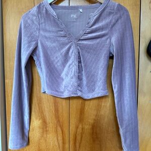 PacSun lavender long sleeve top